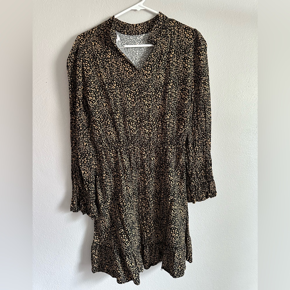 Leopard print dress